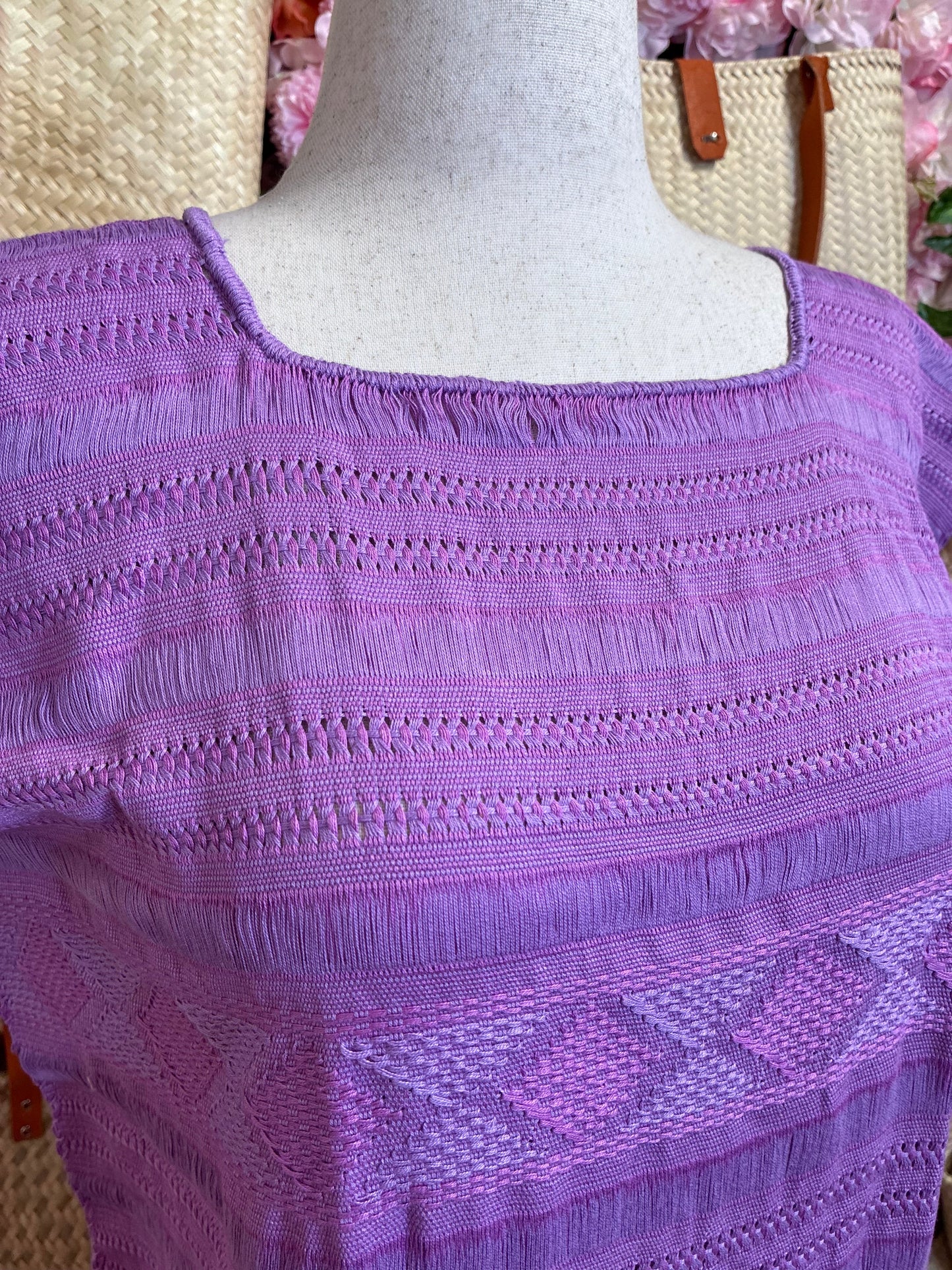 Blusa en Telar Deshilado M/L