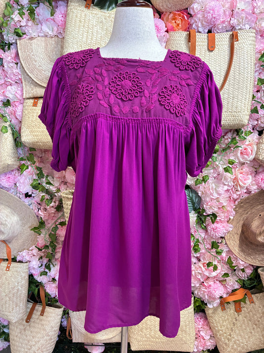 Blusa Bordado Rococó XL