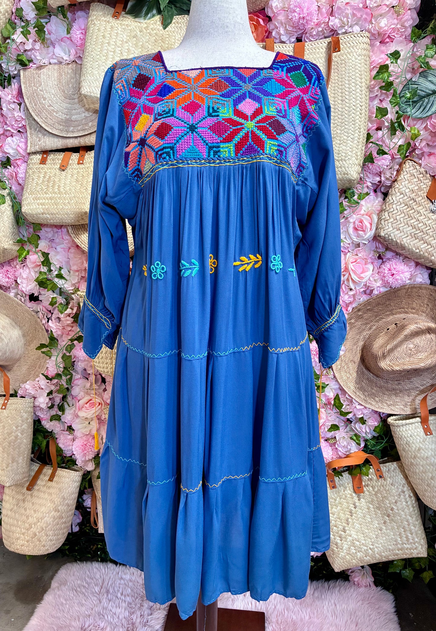 Vestido Punto de Cruz XL