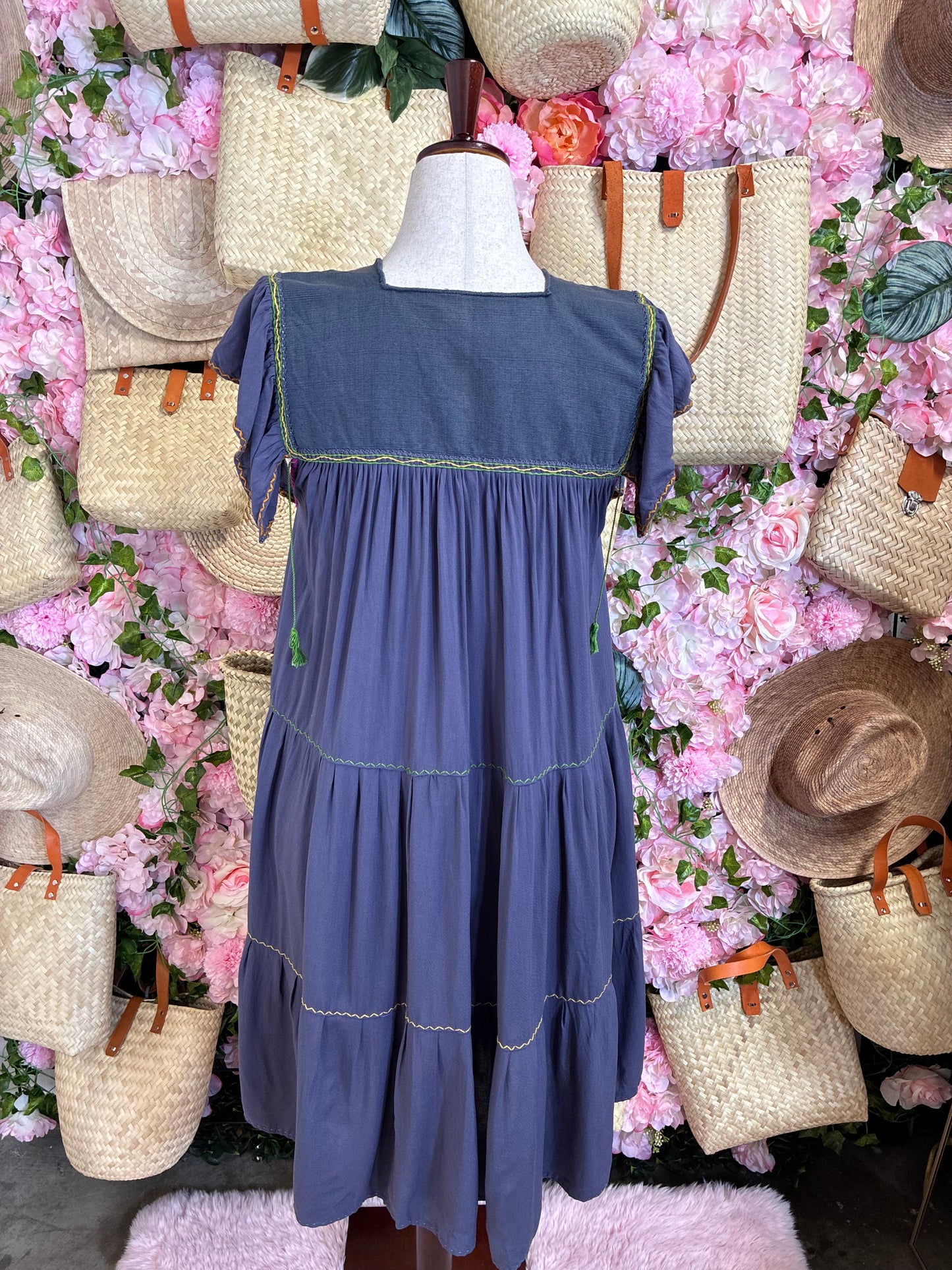 Vestido Bordado Rococó