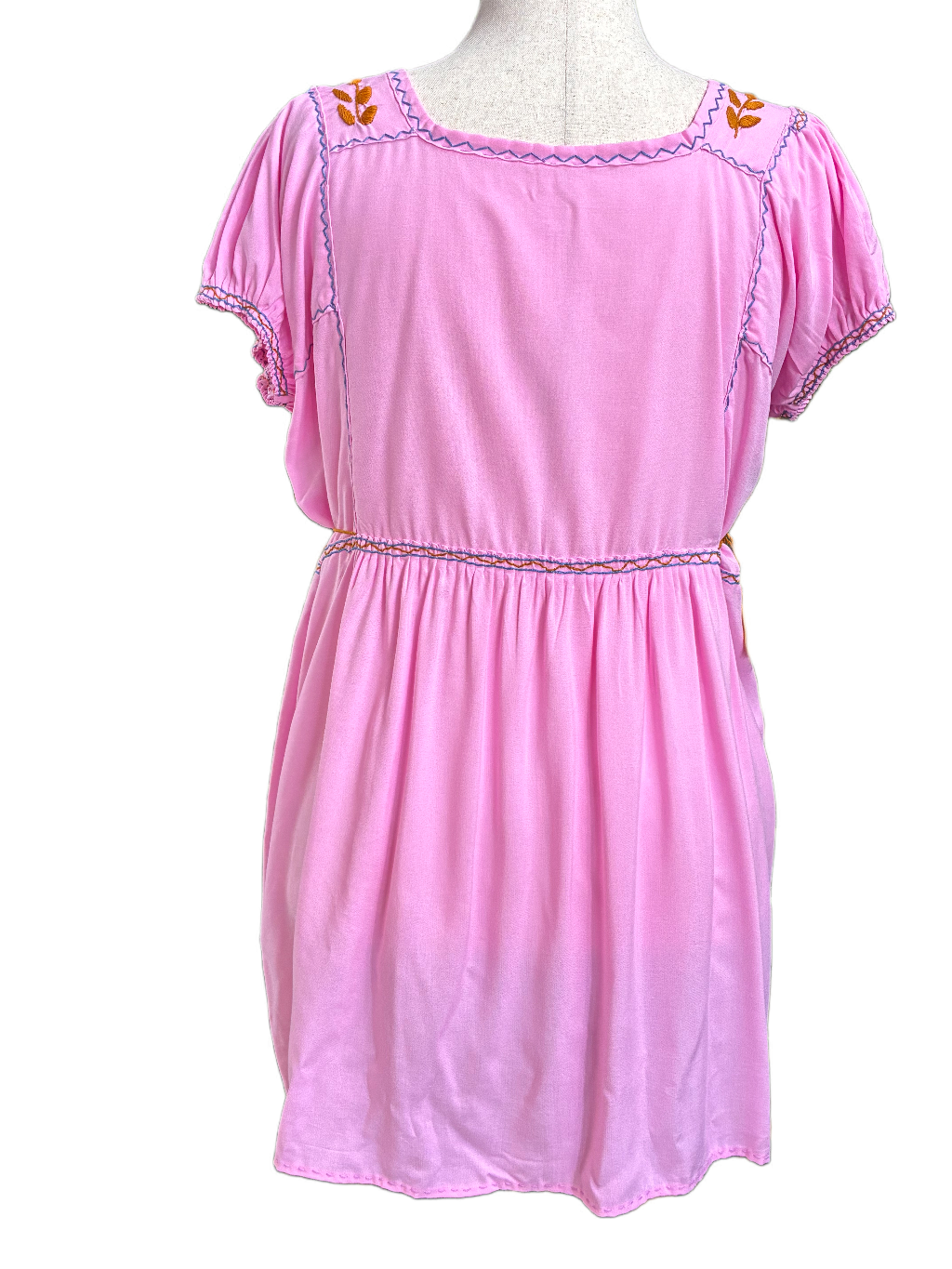 Blusón Punto de Cruz manga corta