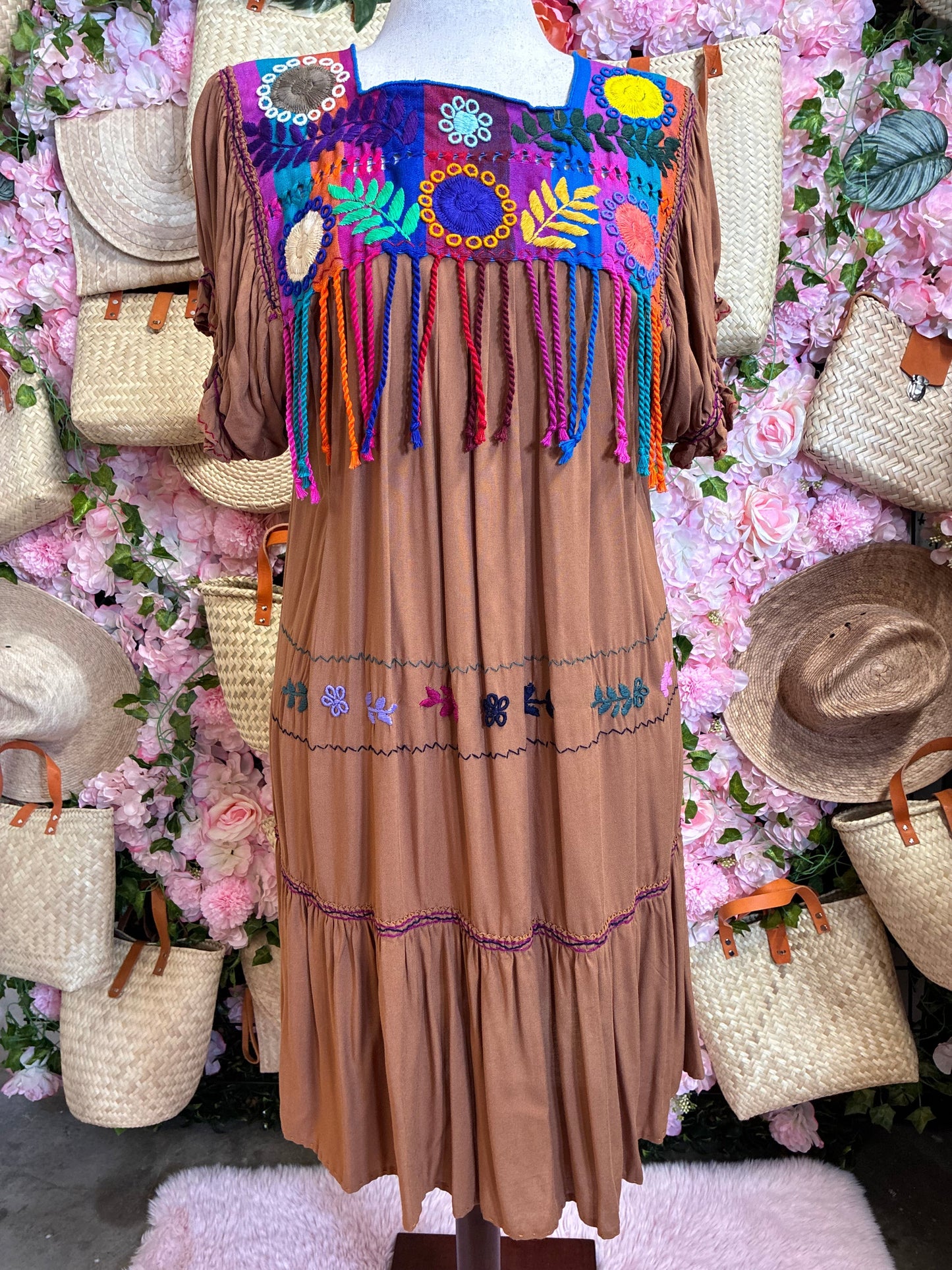 Vestido Bordado Rococó