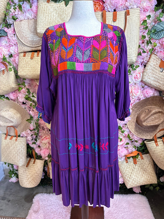 Vestido Bordado de Milpa