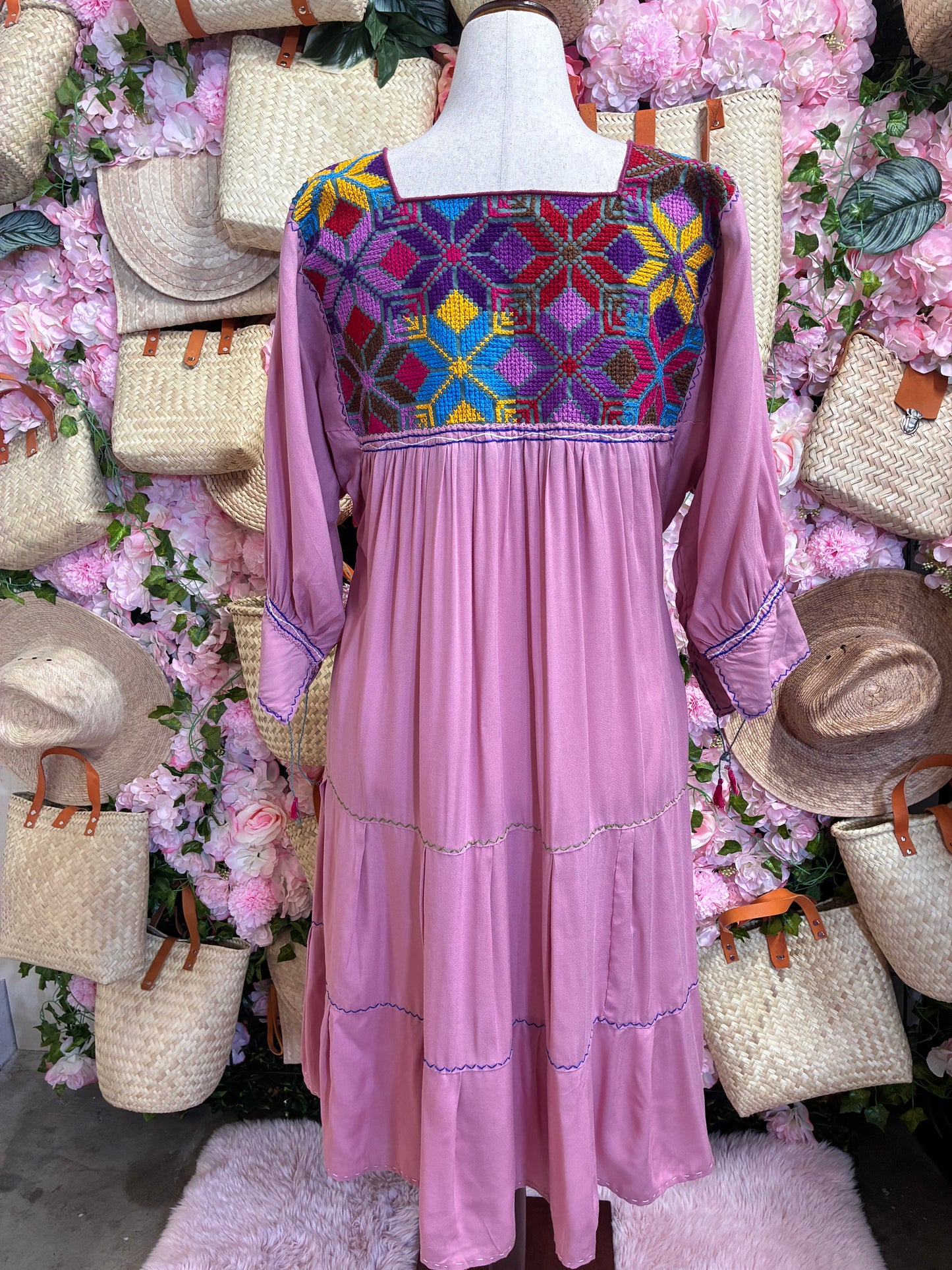 Vestido Punto de Cruz L