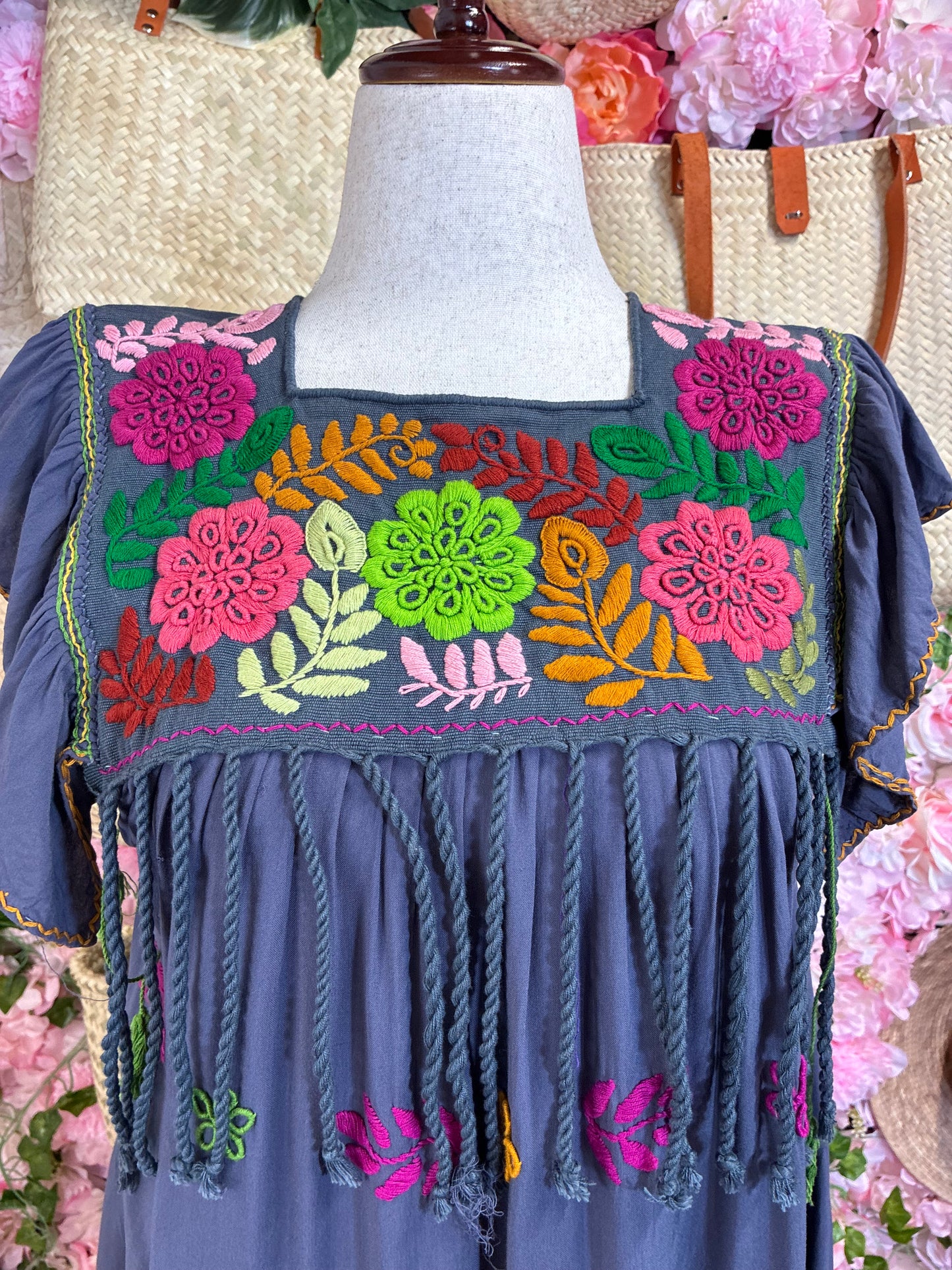 Vestido Bordado Rococó