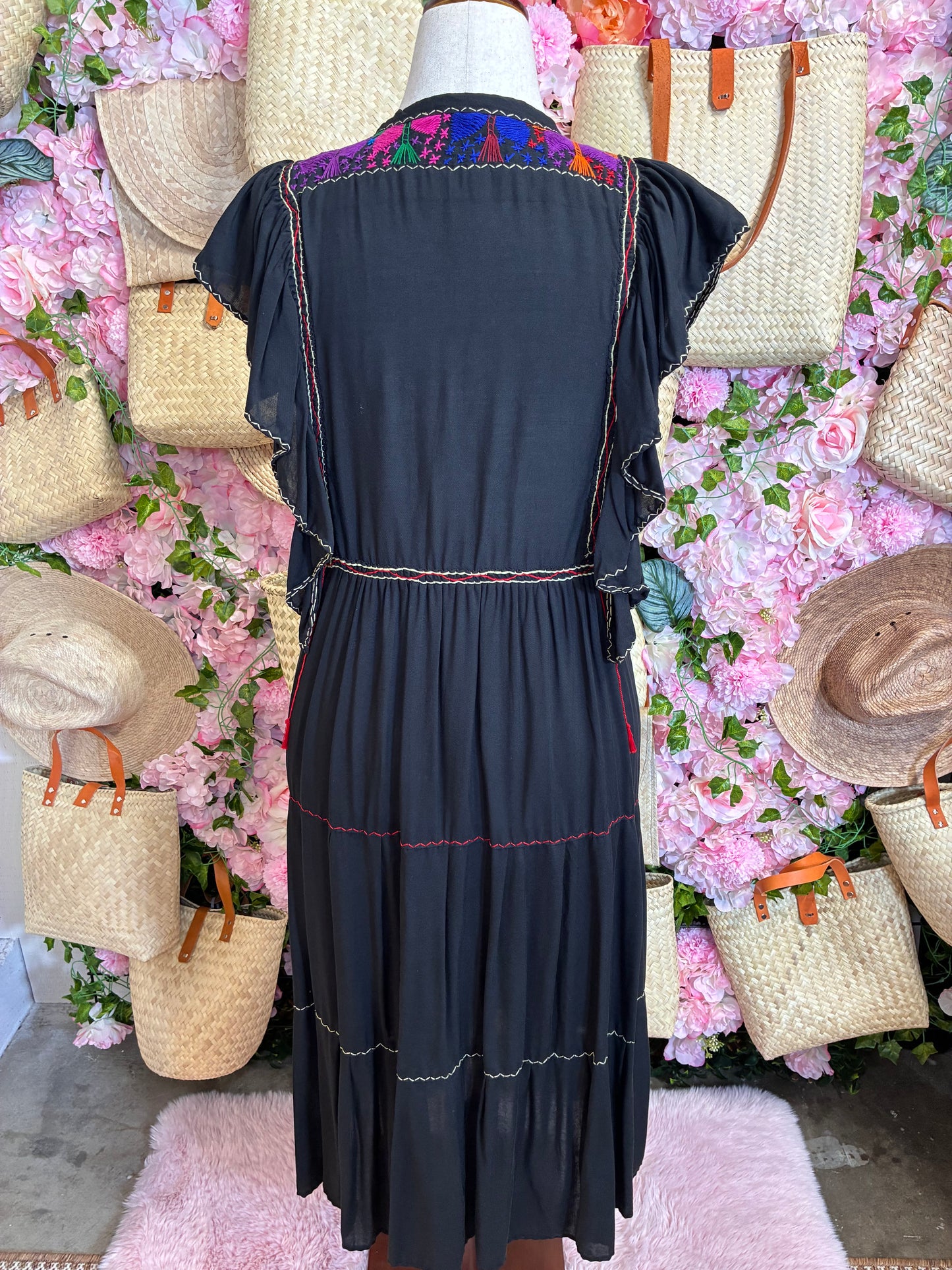Vestido Bordado de Milpa