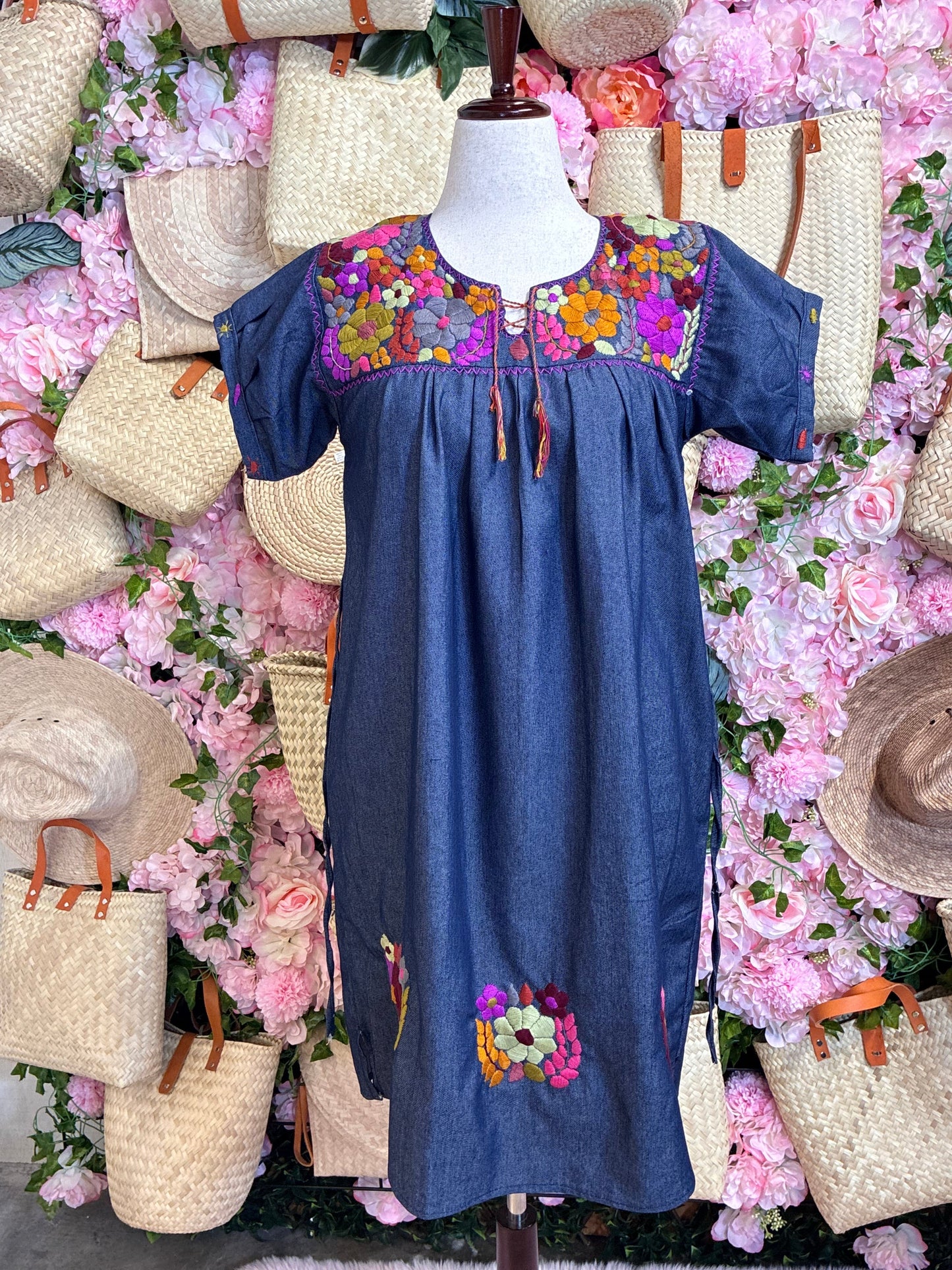 Vestido en Tela de Mezclilla M