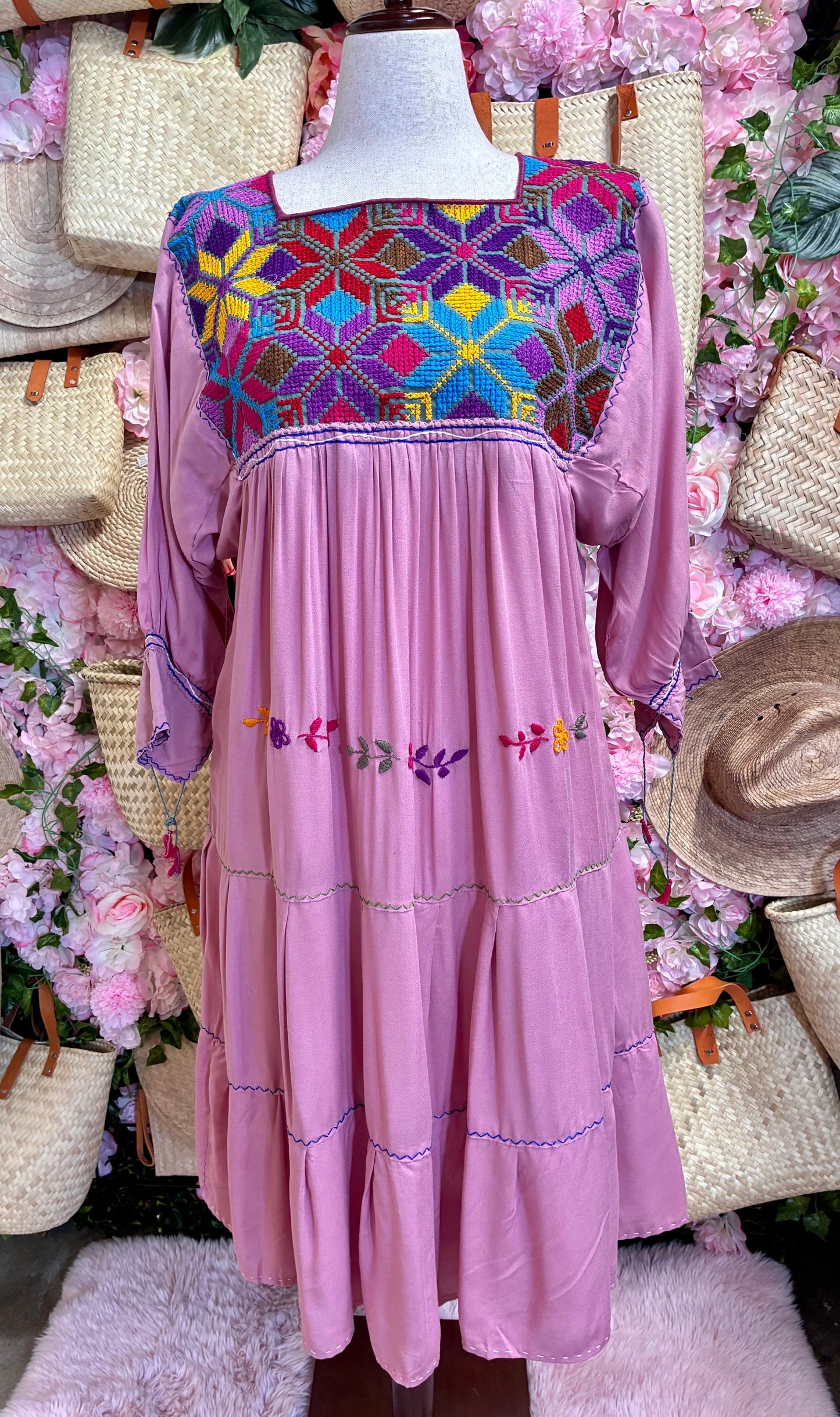 Vestido Punto de Cruz L