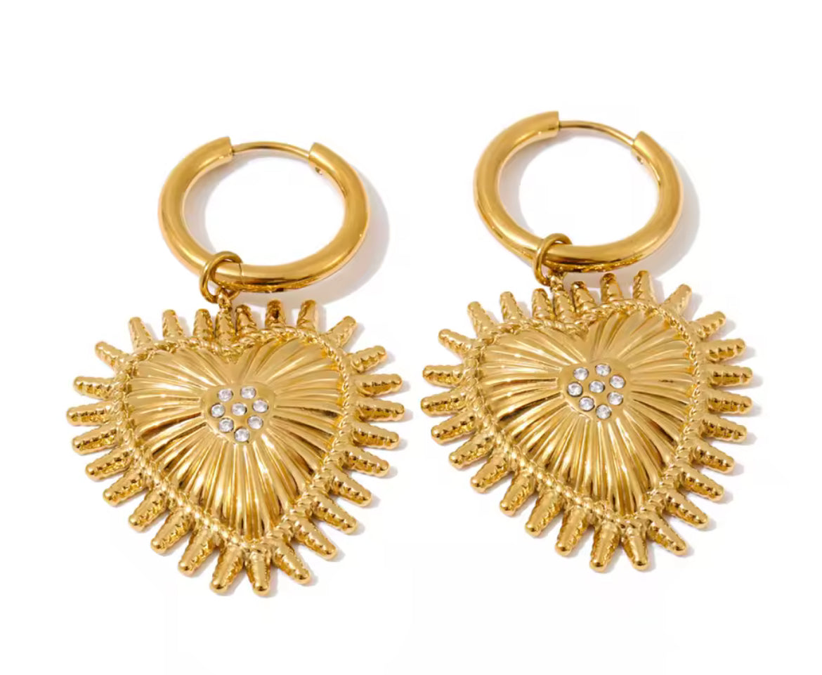 Aretes Sagrado Corazón