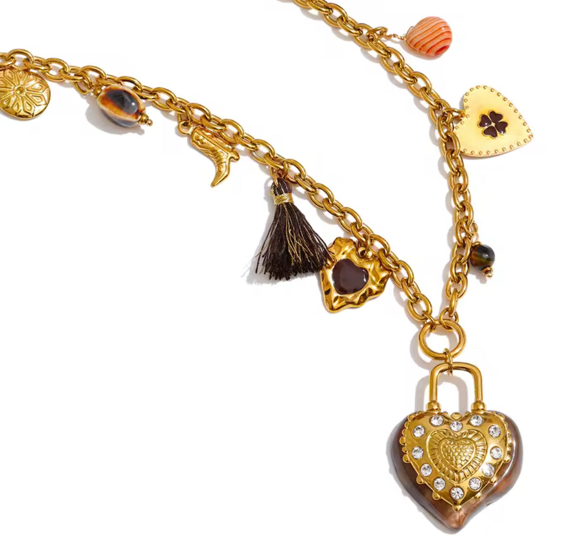 Collar Boho Corazón
