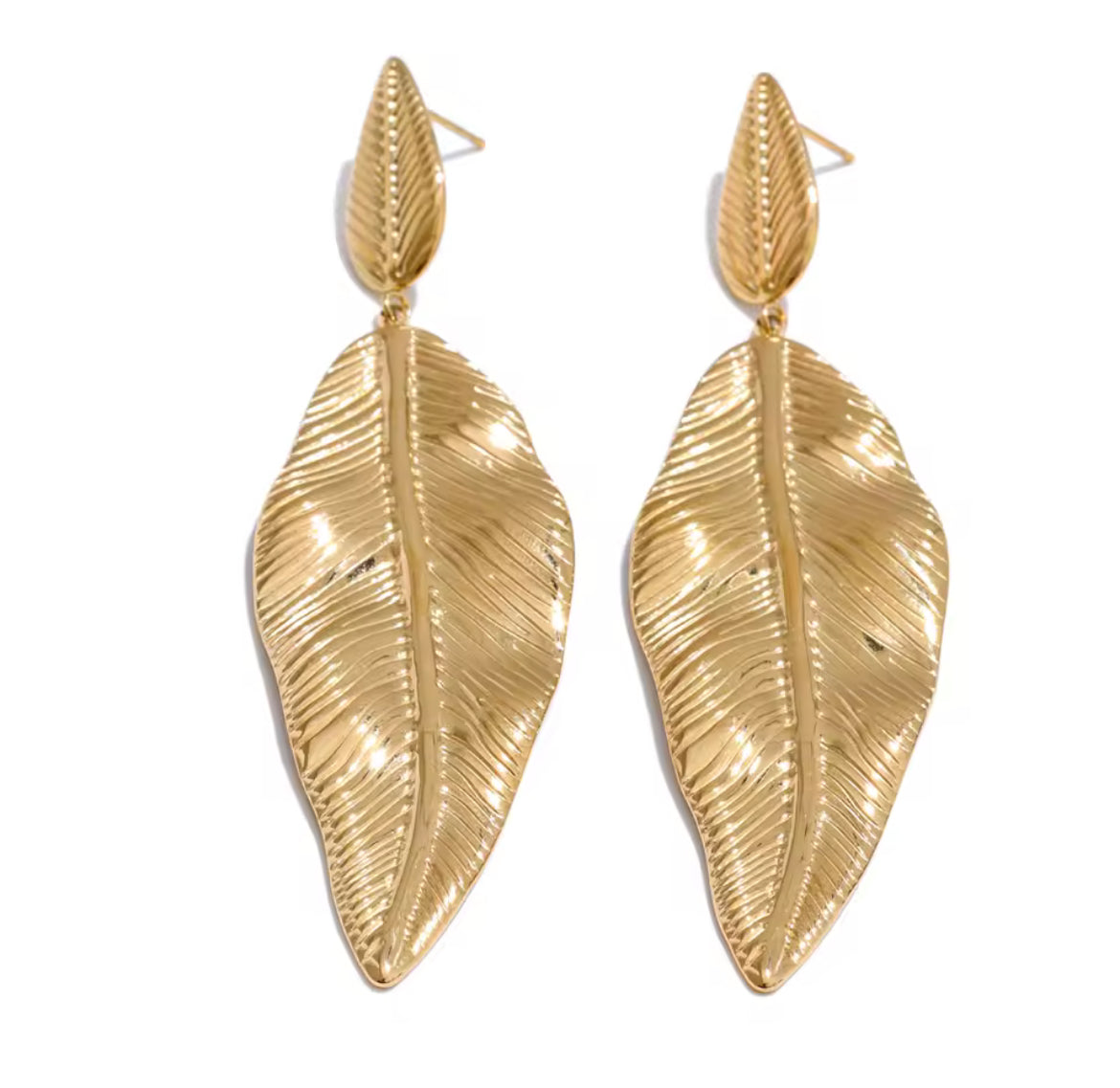 Aretes Hoja