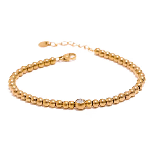 Pulsera Balín con Zirconia