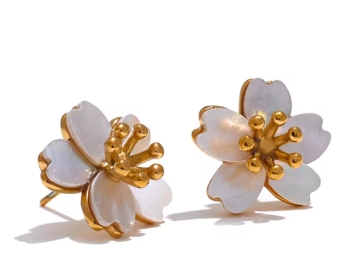 Aretes Cherry Blossom