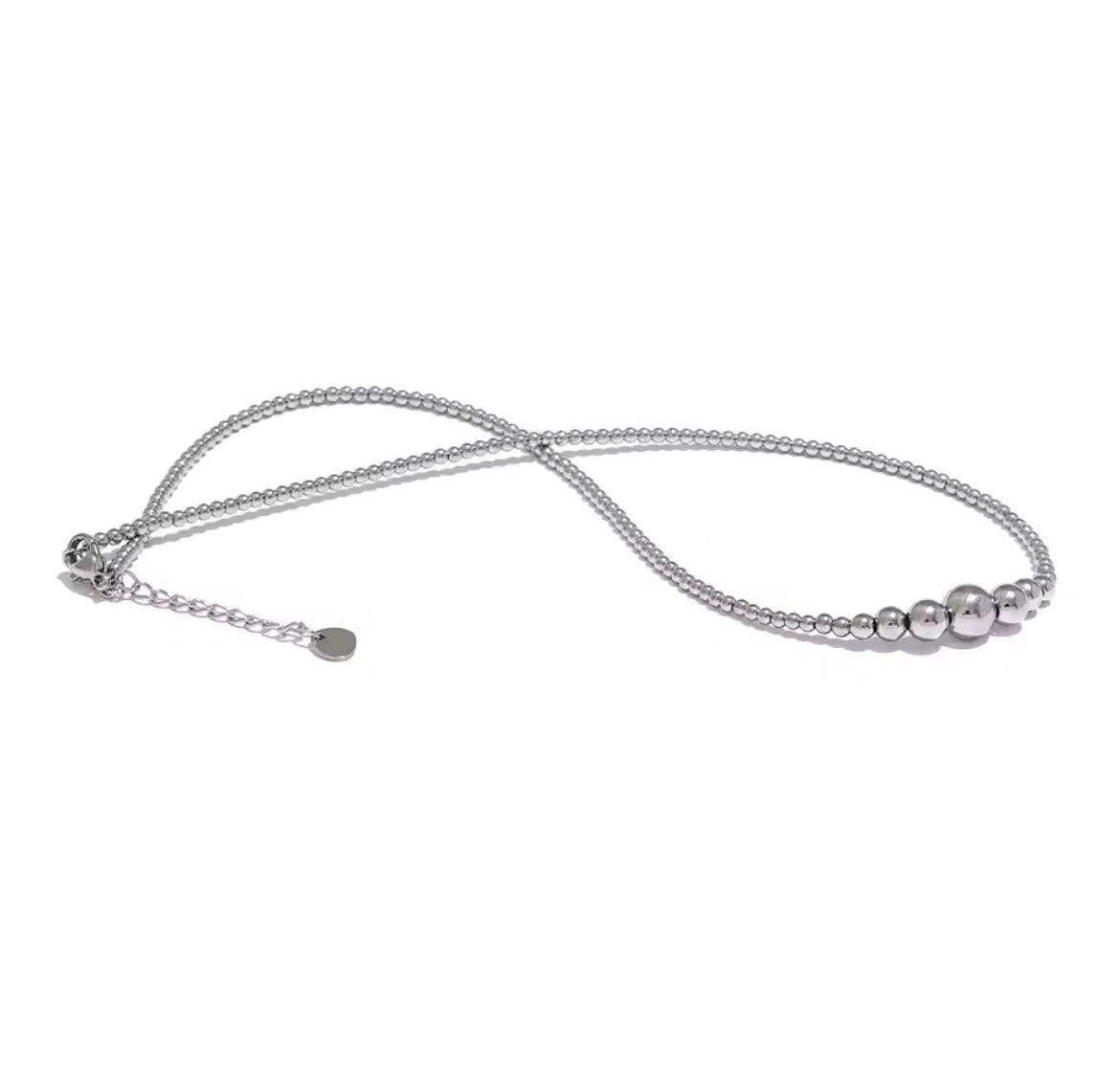 Collar Balín Degradado Oro y Plata