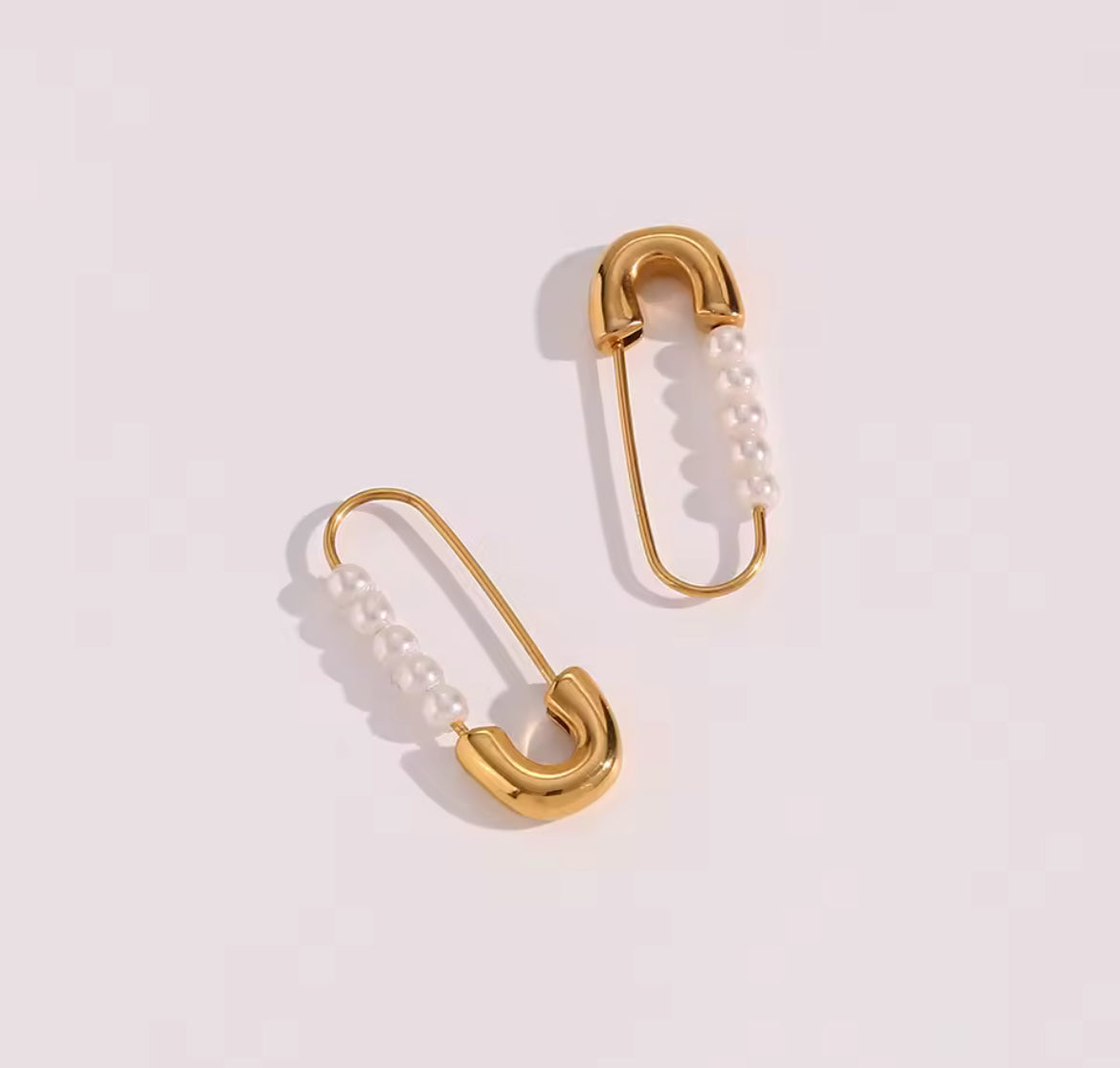 Aretes Seguro con Perla