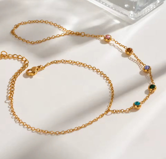 Pulsera con Anillo multi