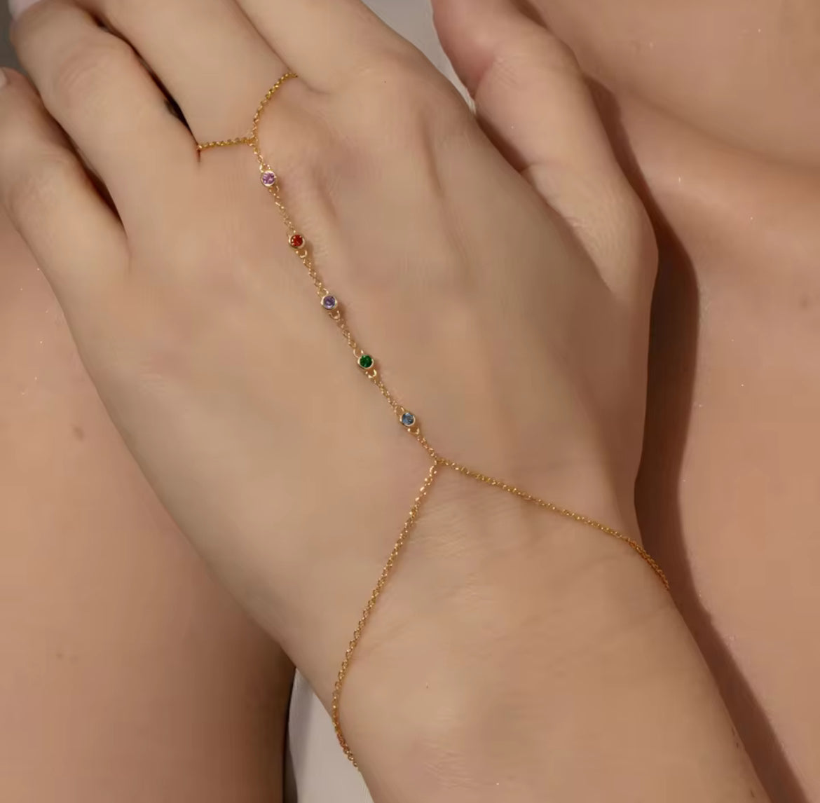 Pulsera con Anillo multi