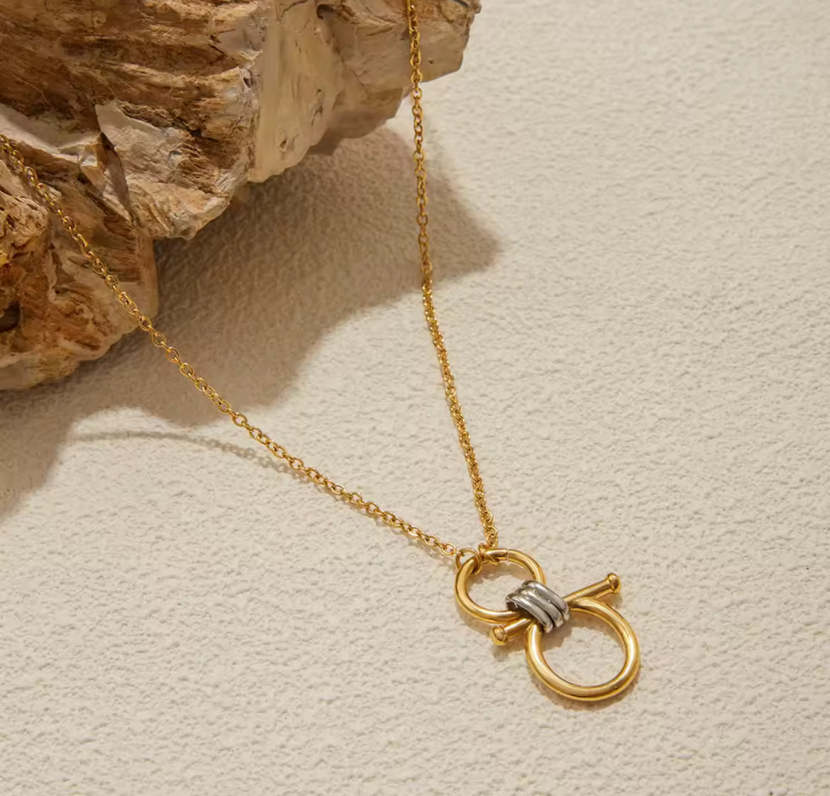 Collar Doble Círculo