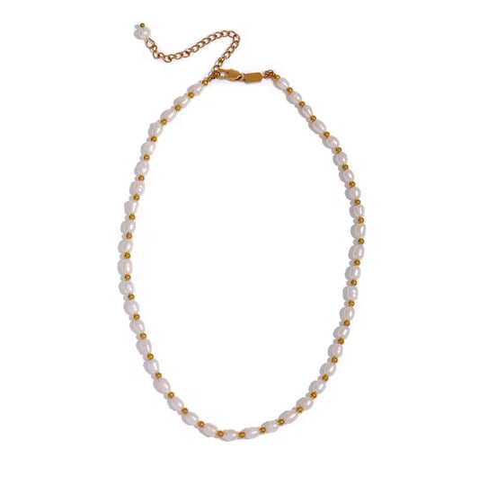 Collar Perla de Río Clásico