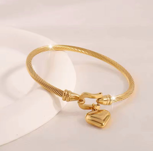 Brazalete Cable Corazón