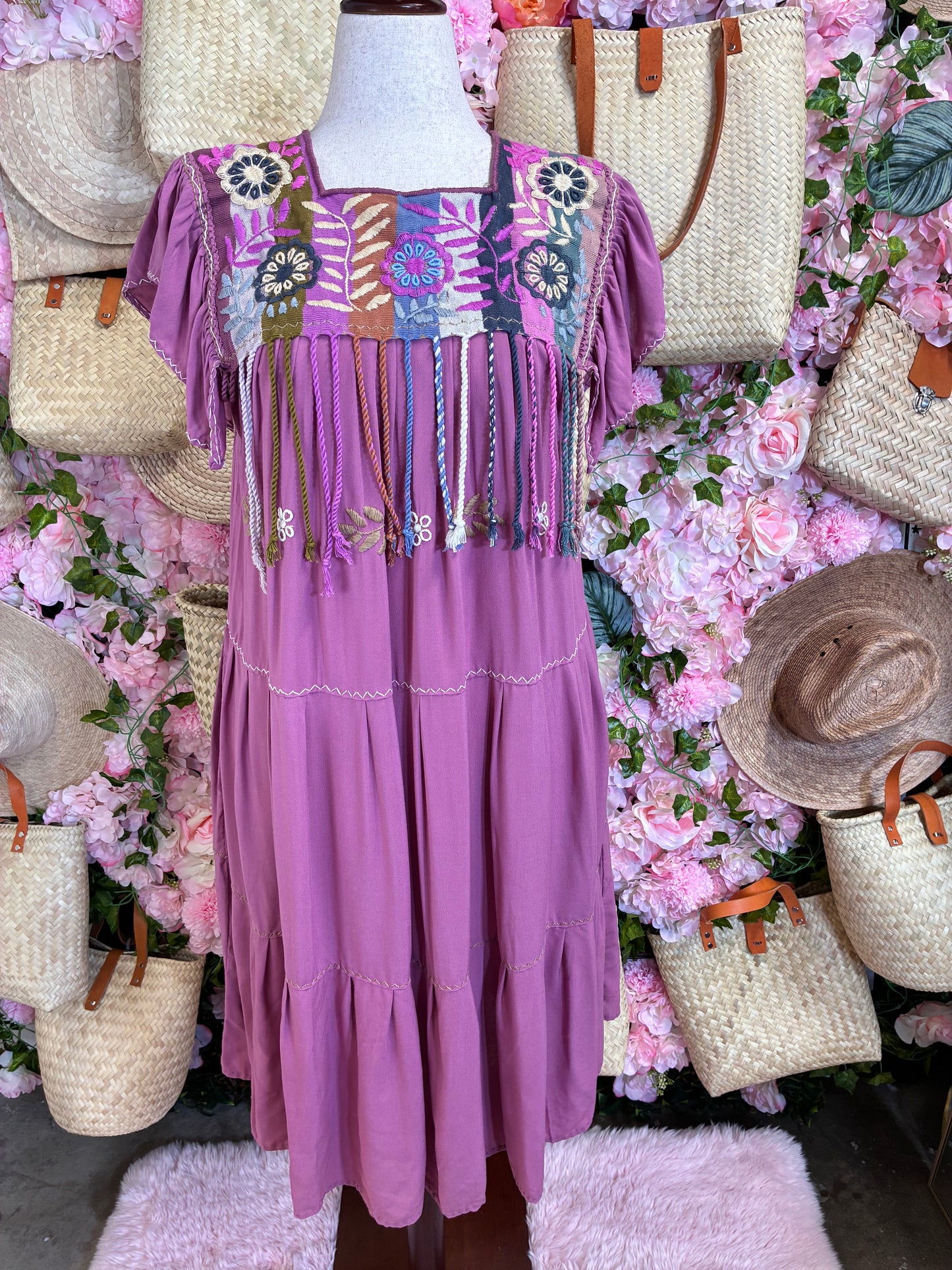 Vestido Bordado Rococó