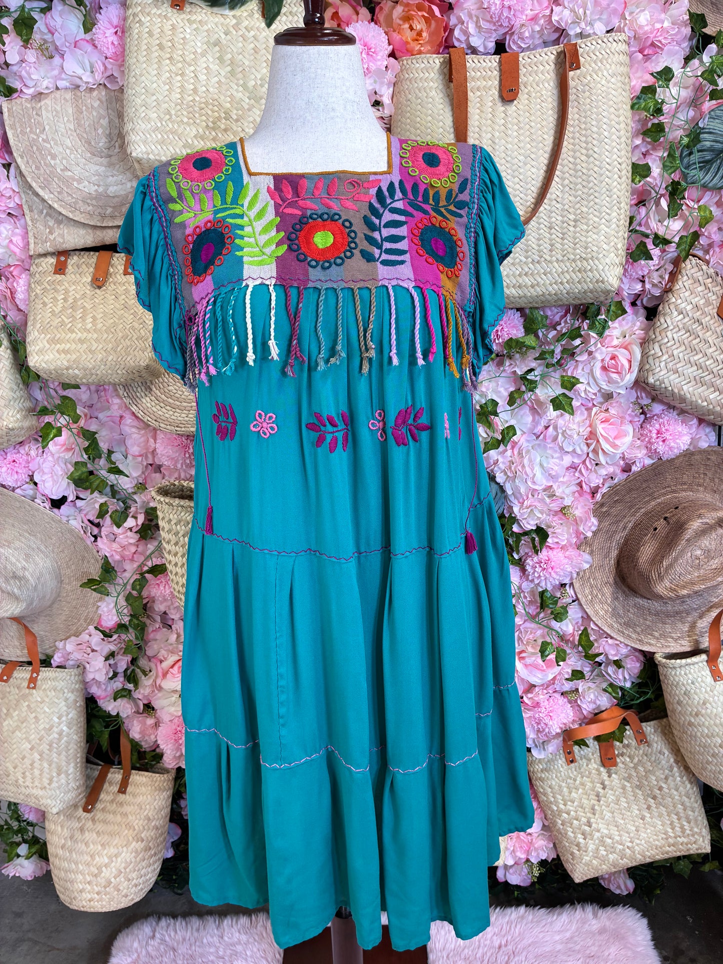 Vestido Bordado Rococó