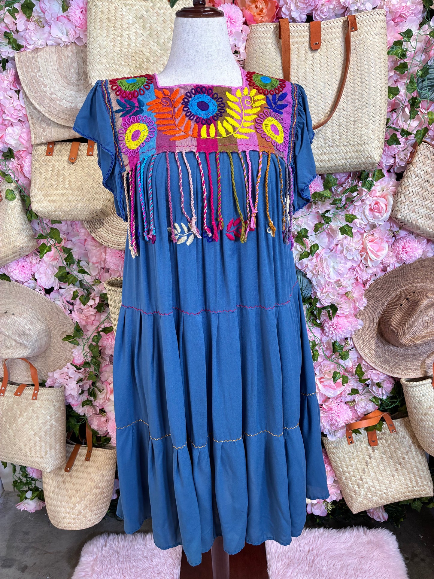 Vestido Bordado Rococó