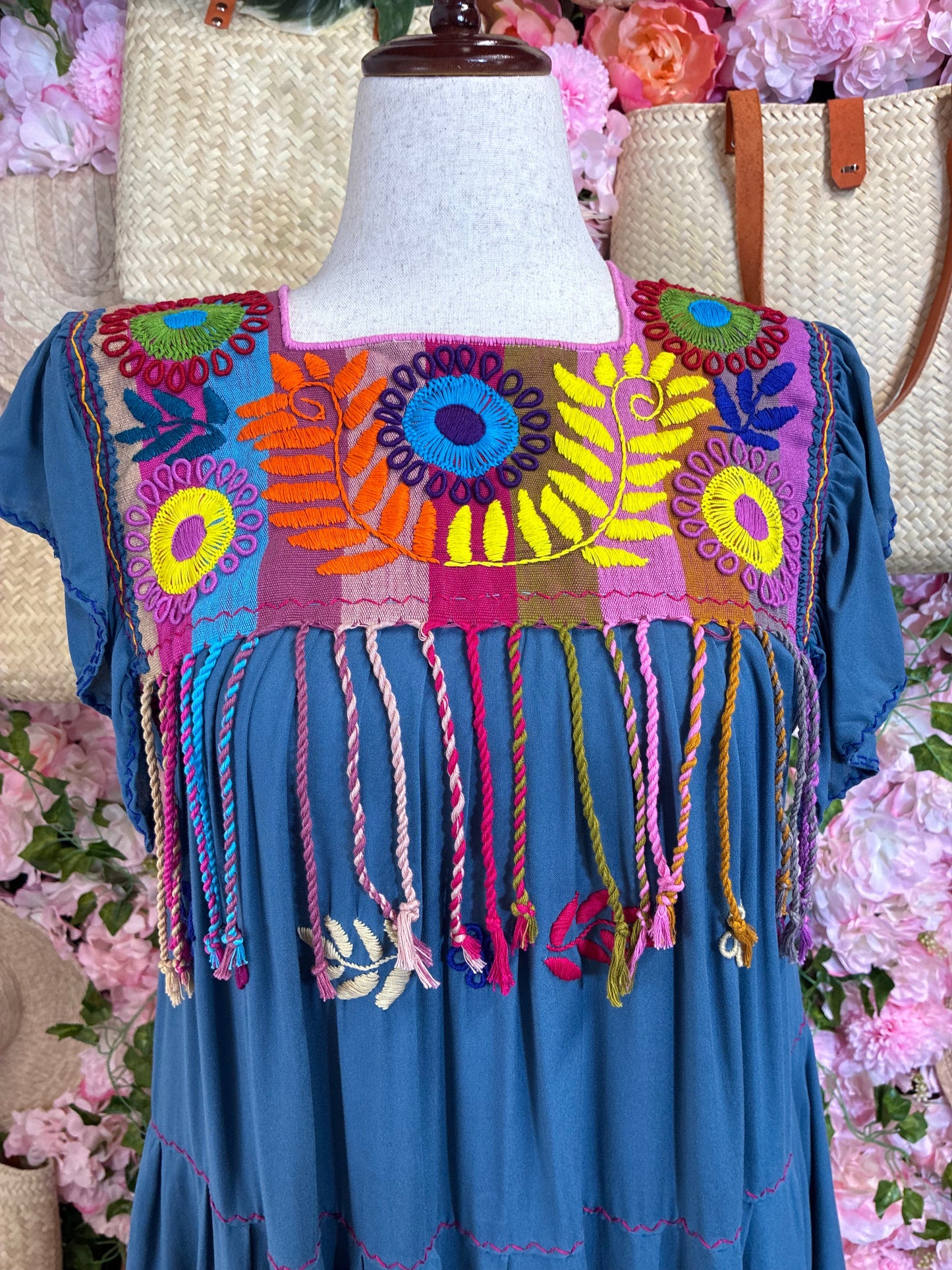 Vestido Bordado Rococó