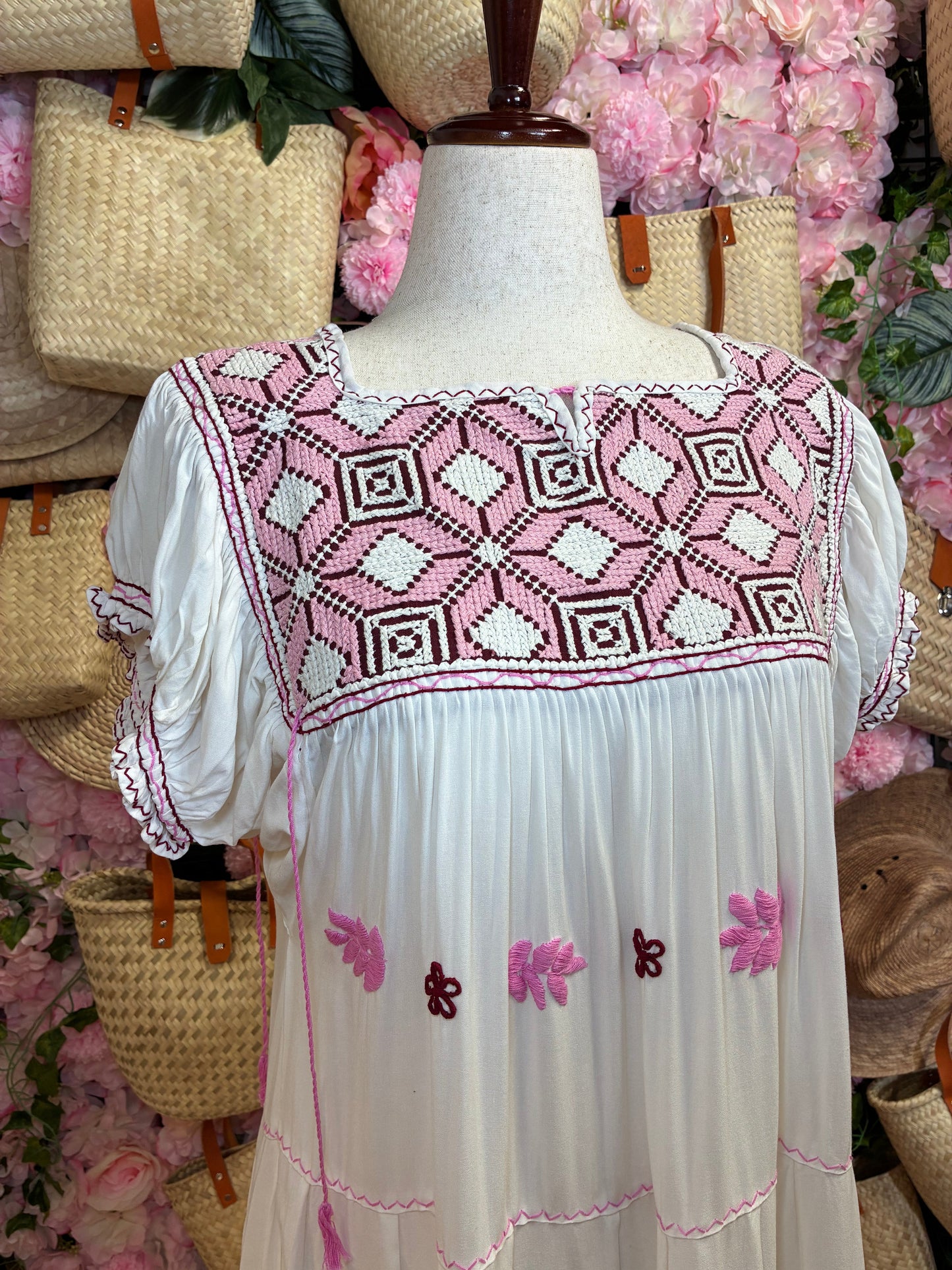 Vestido Punto de Cruz
