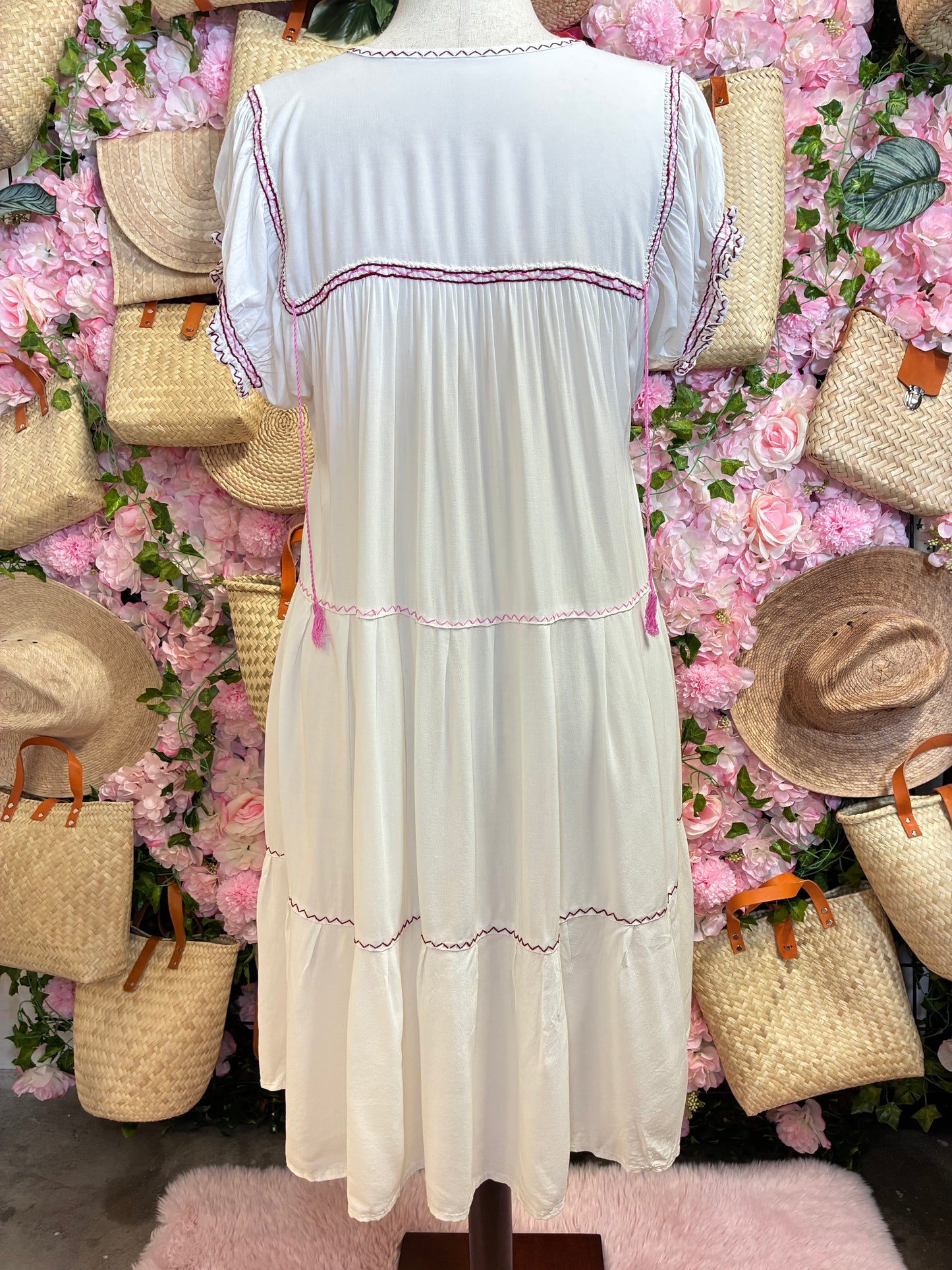Vestido Punto de Cruz