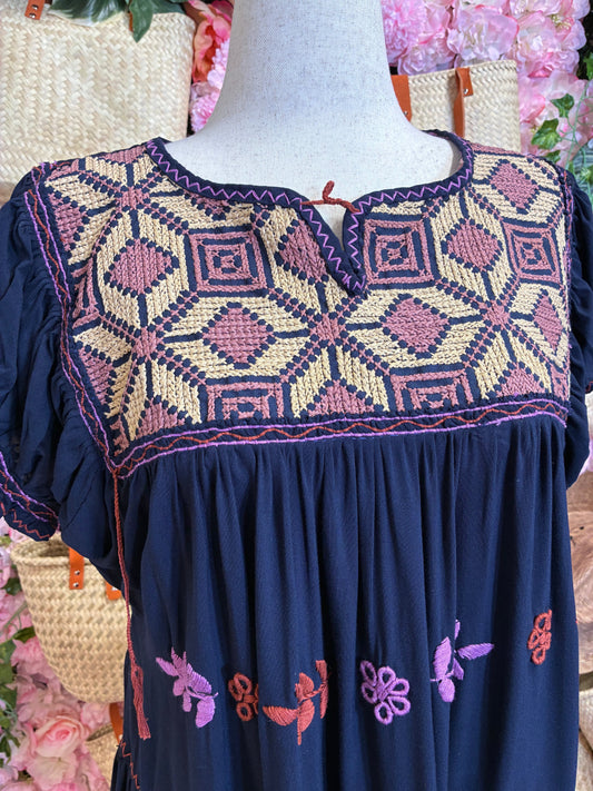 Vestido Punto de Cruz