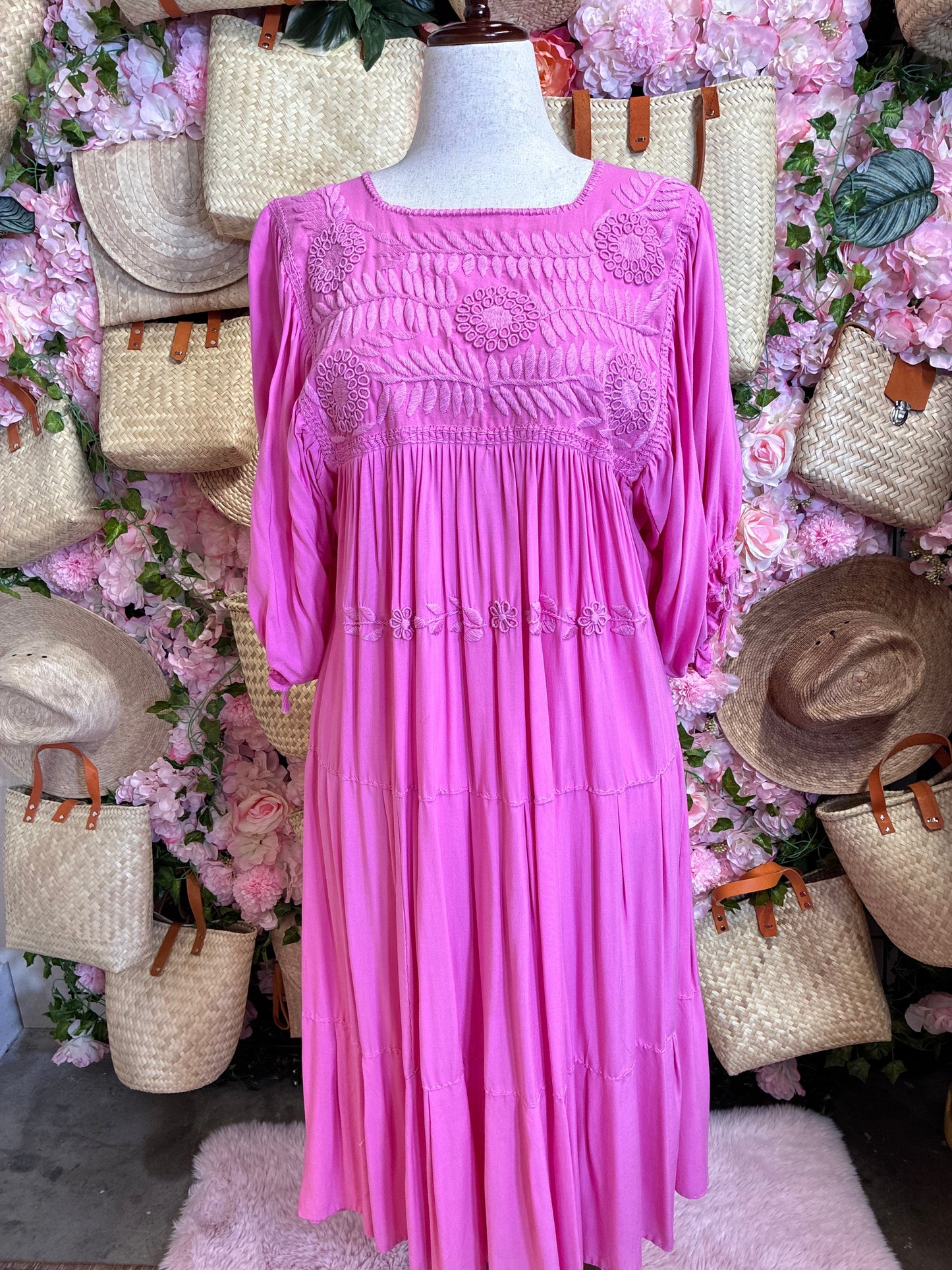 Vestido Bordado Rococó