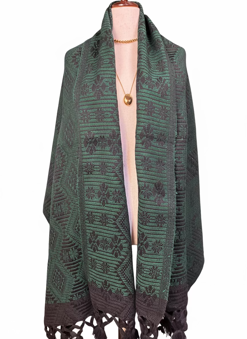 Rebozo Elegante Esmeralda