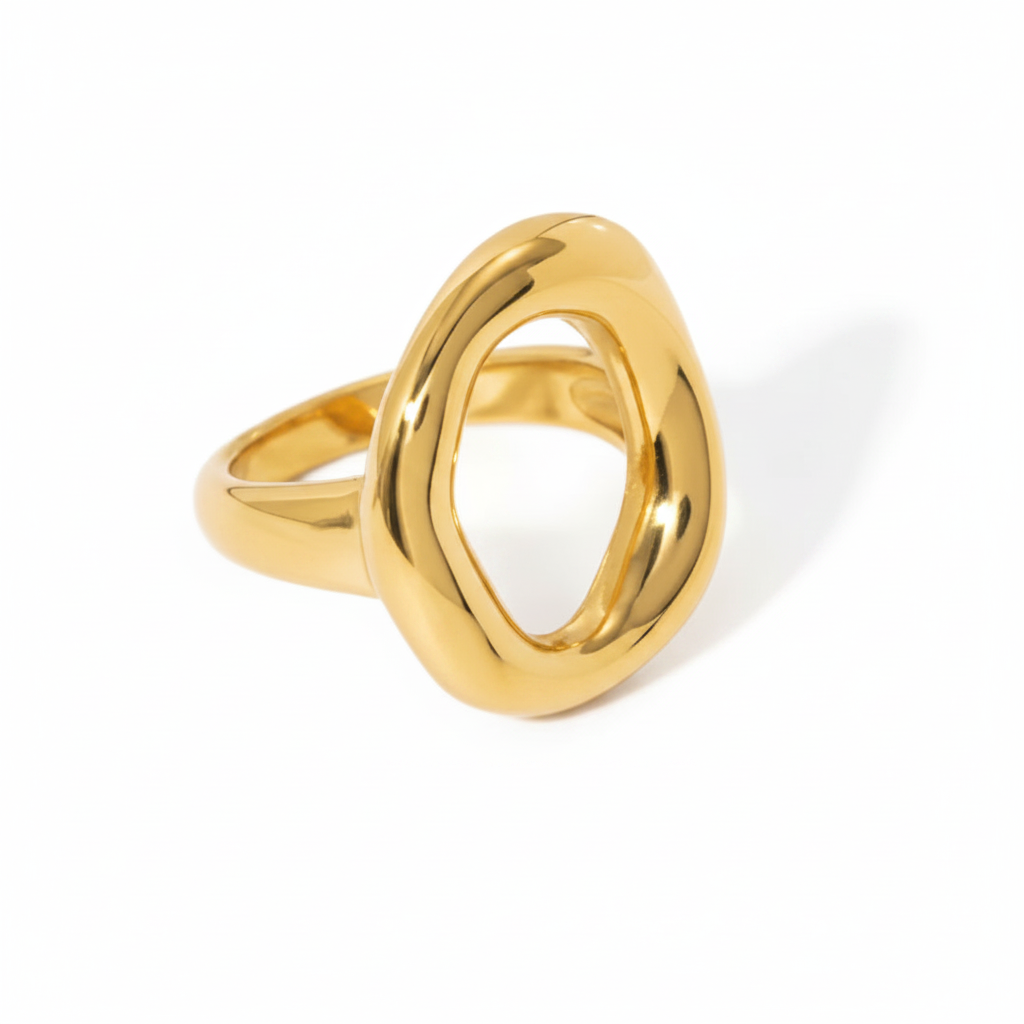 Anillo Oval Oro
