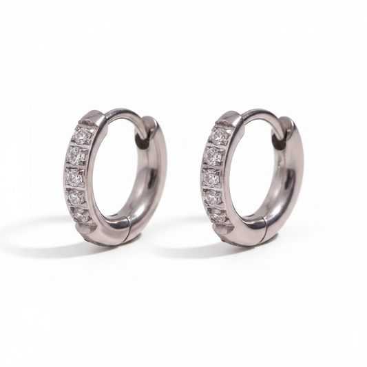 Arracadas Plata 10mm