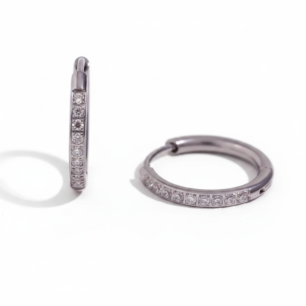 Arracadas Plata 16mm
