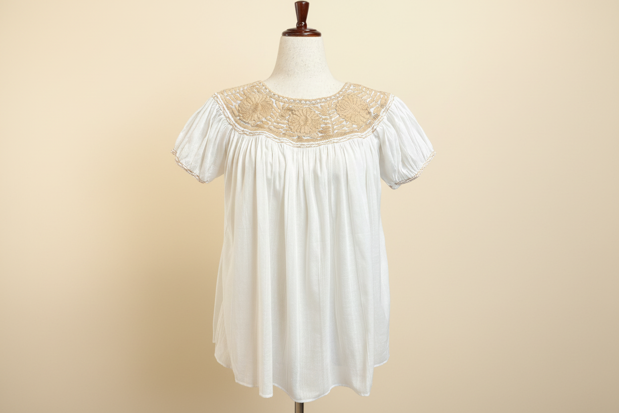 Blusa dorada completa