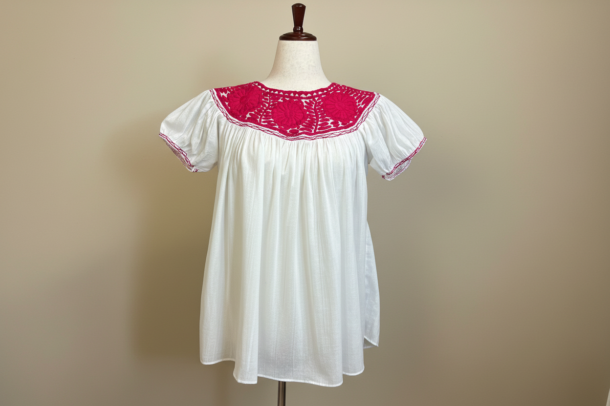 Blusa fúcsia completa