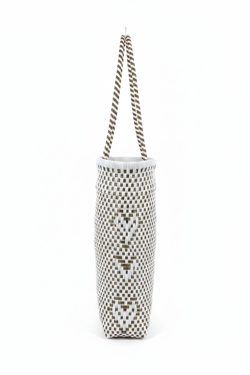 Bolsa Blanco Oro - Fondo Blanco