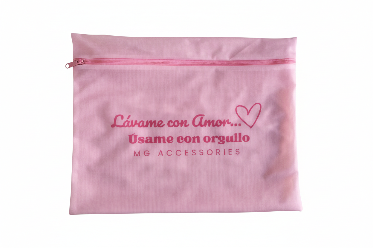 Bolsa de lavandería con fondo blanco