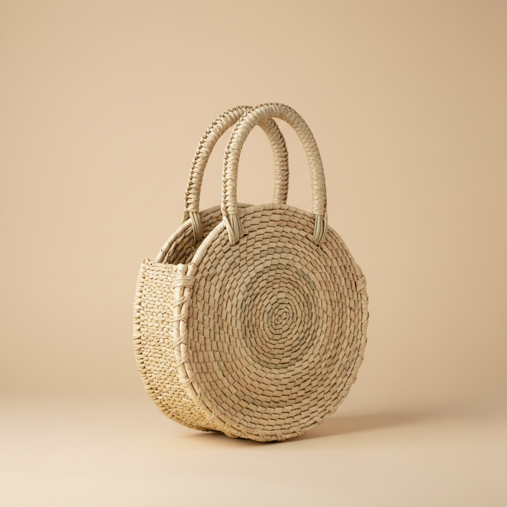 Bolsa de Palma Natural - Fondo Beige