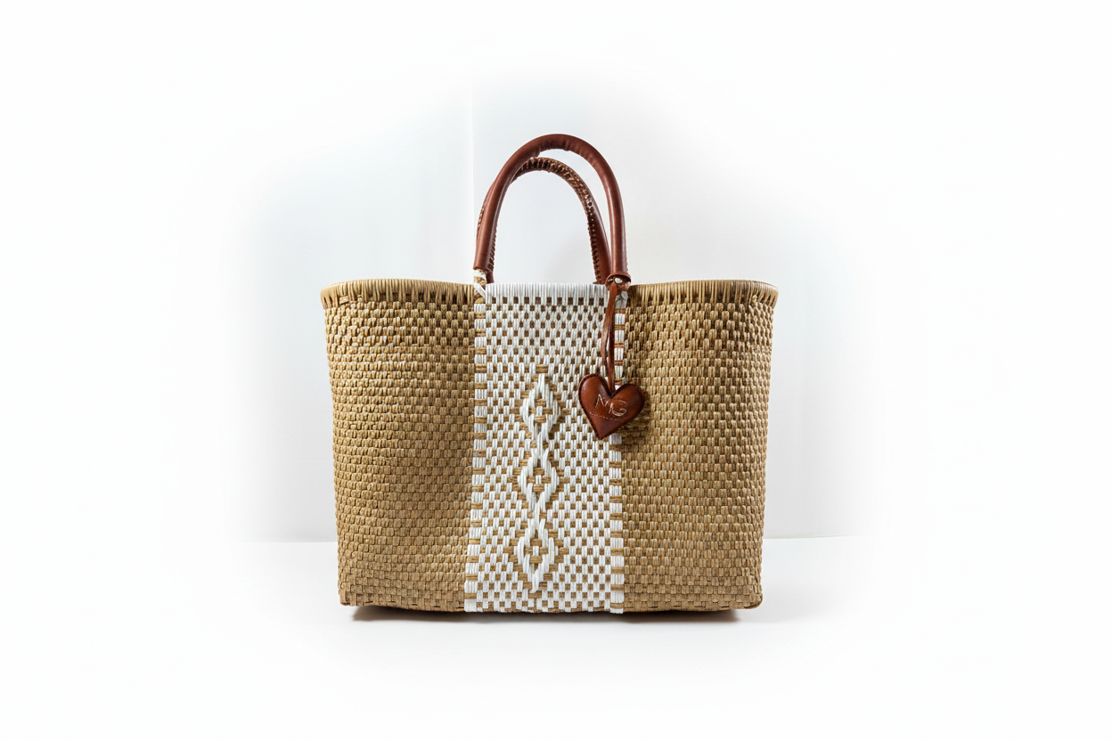Bolsa Farmers beige fondo blanco 1