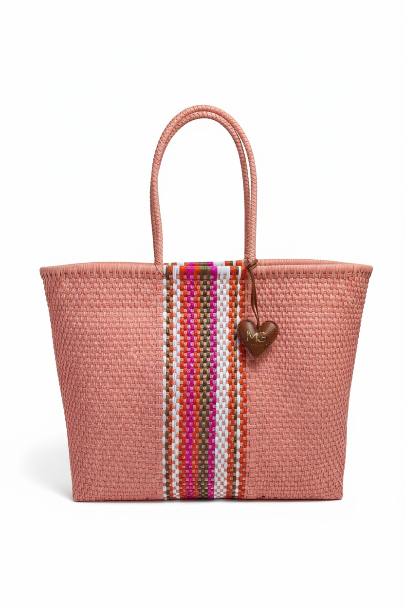 Bolsa Playa Salmón - Fondo Blanco