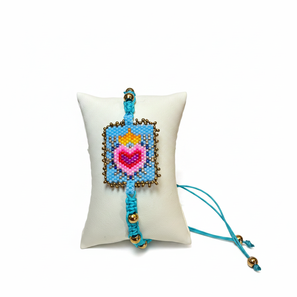 Brazalete Azul Fondo Blanco