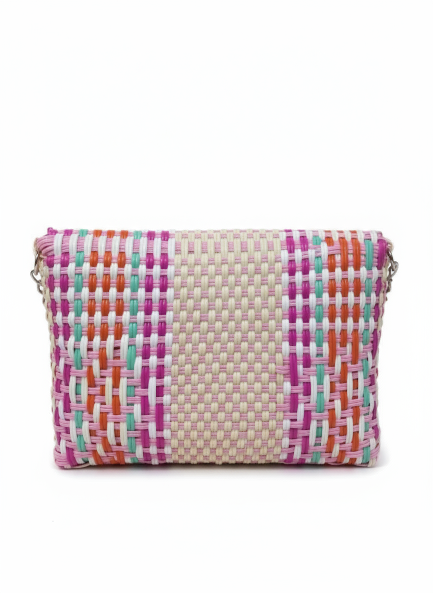 Carteron Lola Rosa vista trasera con fondo blanco