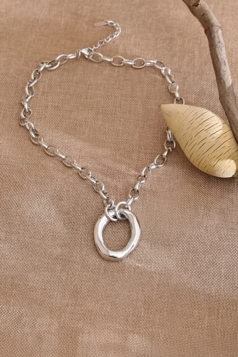 Collar Andrea Plata sin dorado