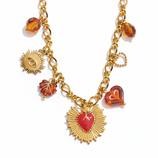 Collar con Dijes sin Texto