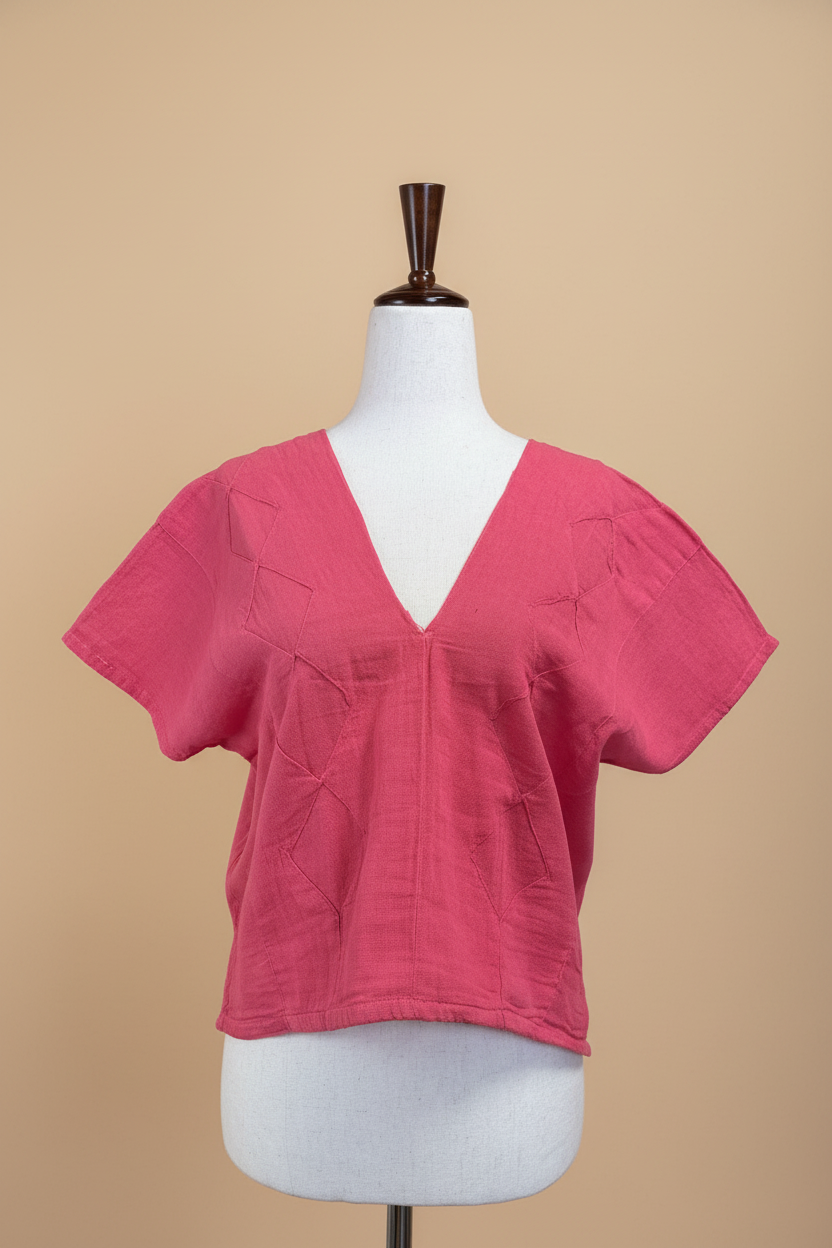Crop Top Salmón - Frente