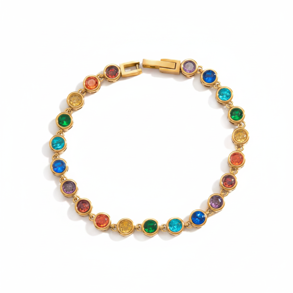 Pulsera Circular Zirconia