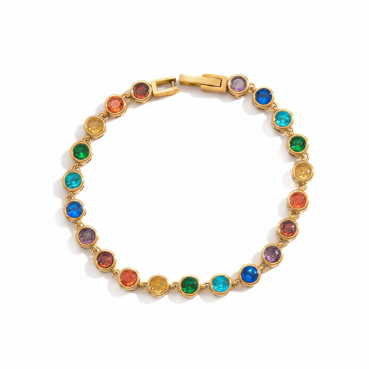 Pulsera Circular Zirconia
